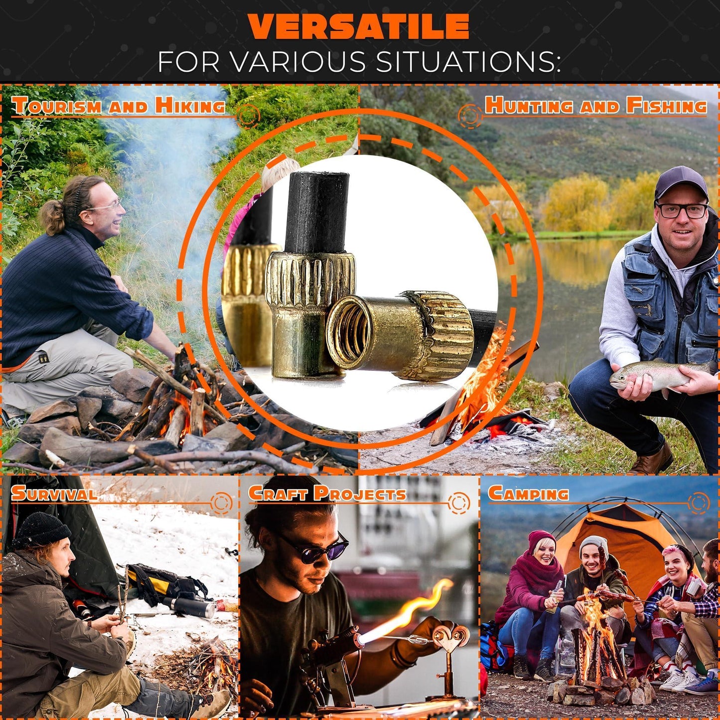 25 Pcs Flint Striker for Torch Efficient Torch Striker Compact Spark Lighter for Gas Soldering Irons Easy to Carry Fire Starter for Camping High Quality Replacements for Long Term Performance