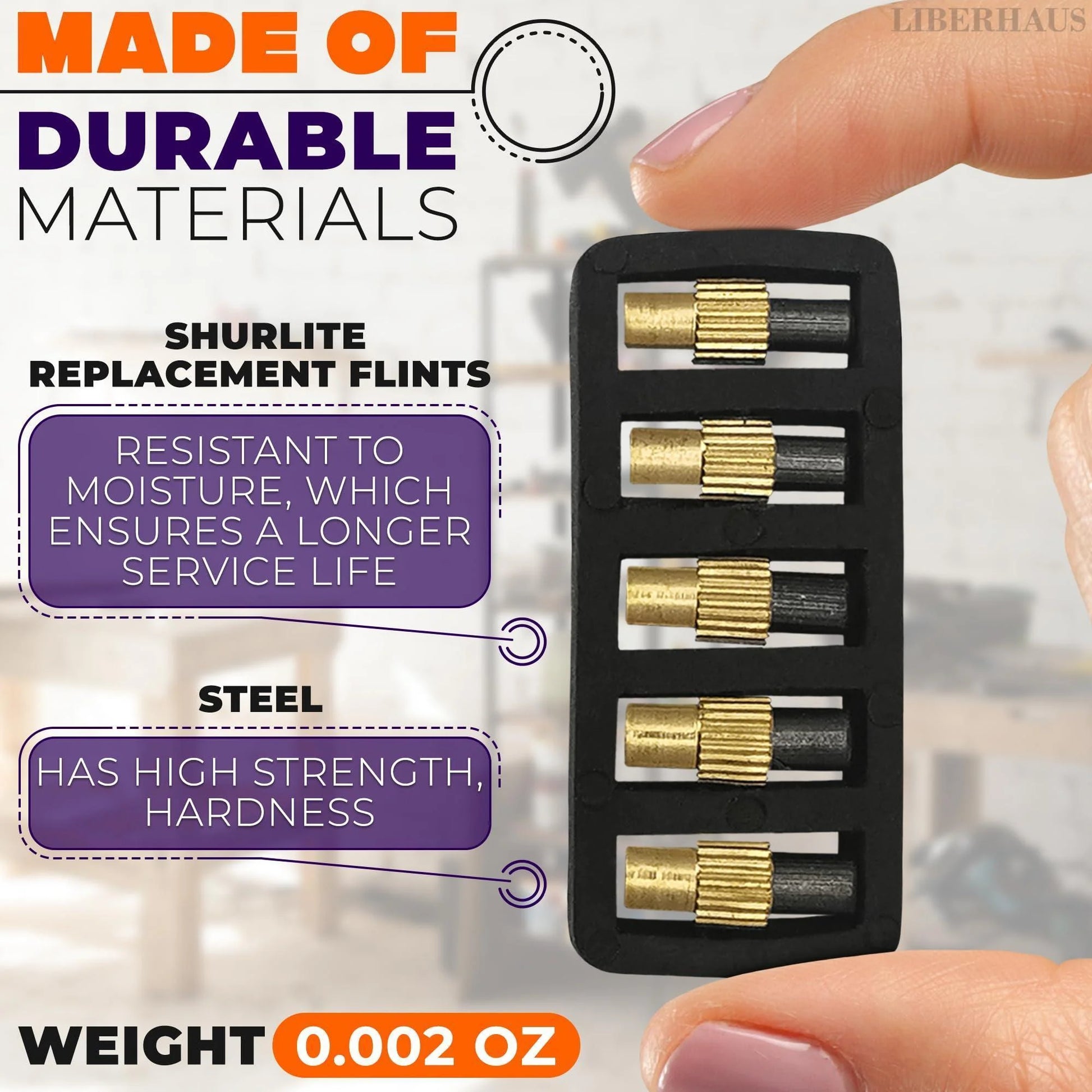 25 Pcs Flint Striker for Torch Efficient Torch Striker Compact Spark Lighter for Gas Soldering Irons Easy to Carry Fire Starter for Camping High Quality Replacements for Long Term Performance