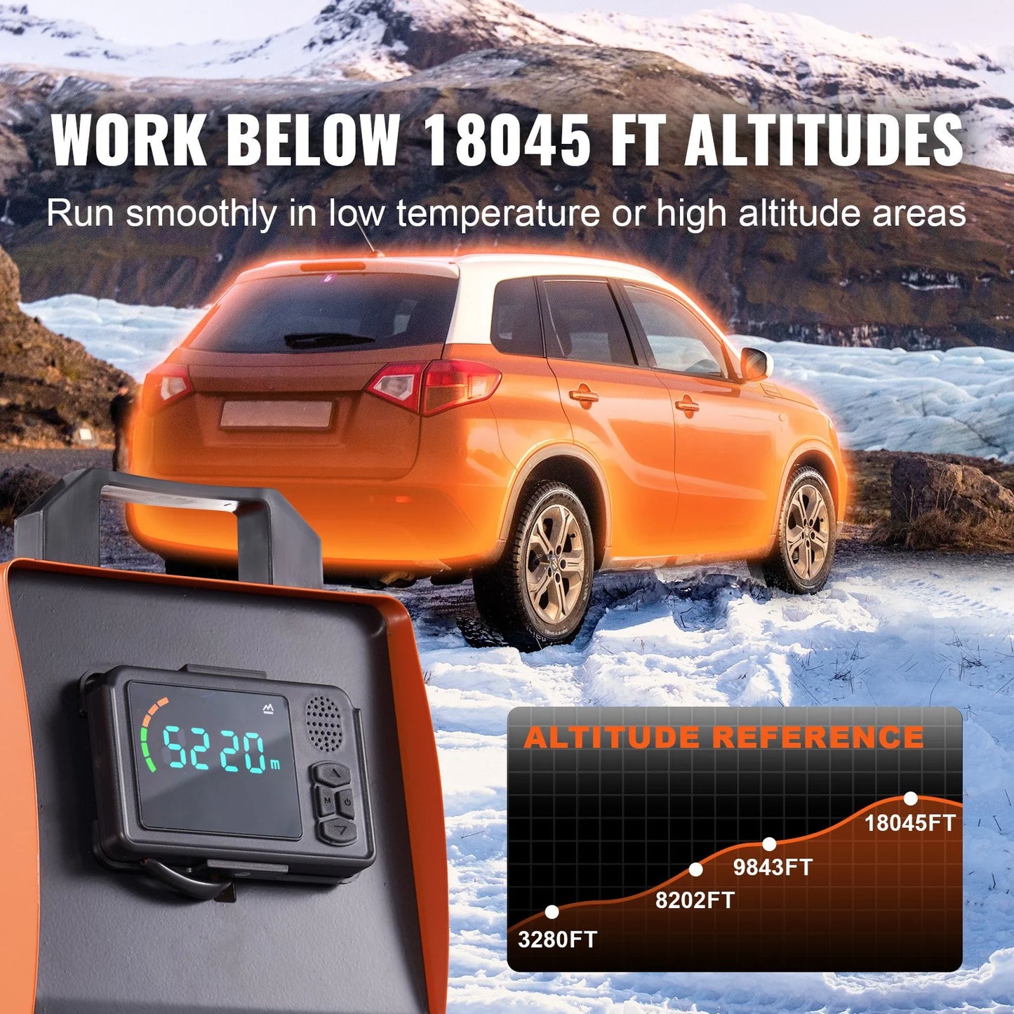VEVOR Diesel Air Heater All-In-One 12V 8KW Bluetooth App LCD for Car RV Indoors